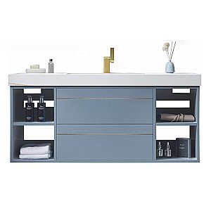 Тумба с раковиной Orans BC-1129 120 Matt Sky Blue для ванной в интернет-магазине Sanbest