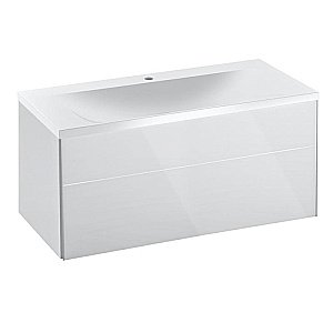 Тумба с раковиной KEUCO Royal Reflex 34070210000 100 белая для ванной в интернет-магазине Sanbest