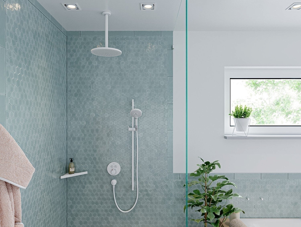 Держатель верхнего душа Hansgrohe S 27389700 купить в интернет-магазине сантехники Sanbest