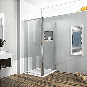 Душевой уголок Vincea Intra VSR-1I901090CL 90x90 стекло прозрачное/профиль хром купить в интернет-магазине Sanbest