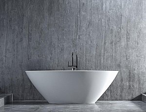 Ванна Salini DIVA S-Stone 178x85 102221M белая матовая купить в интернет-магазине Sanbest