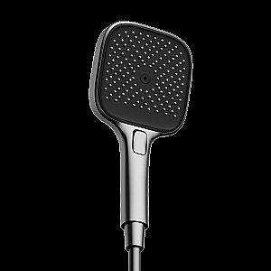 Душевая лейка Sancos Nok square SC6002GG вороненая сталь/черный матовый купить в интернет-магазине сантехники Sanbest