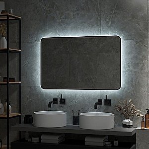 Зеркало ART&MAX SIENA 100 AM-Sie-1000-700-DS-F в ванную от интернет-магазине сантехники Sanbest