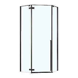 Душевое ограждение Loranto NEO CS-22107B 100x100 прозрачное стекло/профиль черный купить в интернет-магазине Sanbest