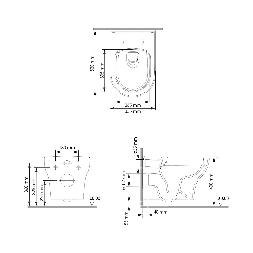 Унитаз подвесной WasserKraft Berkel H001.E034 безободковый, с крышкой микролифт, белый купить в интернет-магазине Sanbest