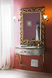 Консоль с раковиной Caprigo Spazio 85 для ванной в интернет-магазине сантехники Sanbest