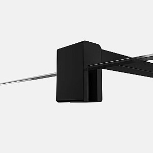 Душевое ограждение NEW TRENDY VELIO BLACK 70 D-0140B стекло прозрачное/профиль черный купить в интернет-магазине Sanbest