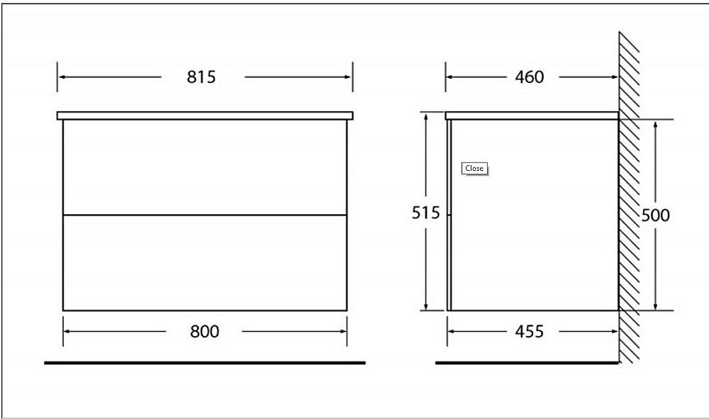 Тумба с раковиной Belbagno ETNA 80 rovere bianco для ванной в интернет-магазине Sanbest