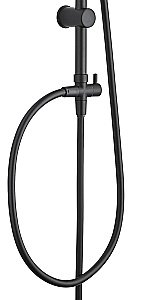 Душевая система Aquanet Passion R AF300-70-R-B черная матовая купить в интернет-магазине сантехники Sanbest