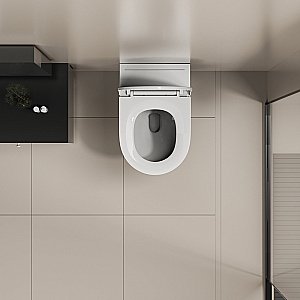 Унитаз подвесной Abber Bequem AC1126P белый, с крышкой микролифт купить в интернет-магазине Sanbest