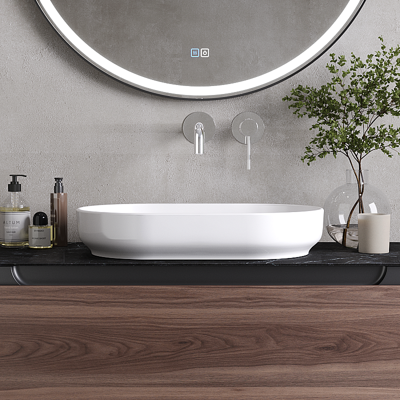 Раковина Cezares 55 CZR-6594 белая купить в интернет-магазине Sanbest