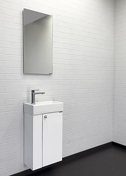 Зеркало Comforty Асти 40 00-00012834 белое в ванную от интернет-магазине сантехники Sanbest