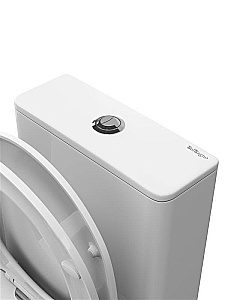 Унитаз-компакт BelBagno LOUNGE-TOR-2 BB2802CP/T-TOR/SC белый, с крышкой микролифт, с бачком, безободковый, слив-торнадо купить в интернет-магазине Sanbest