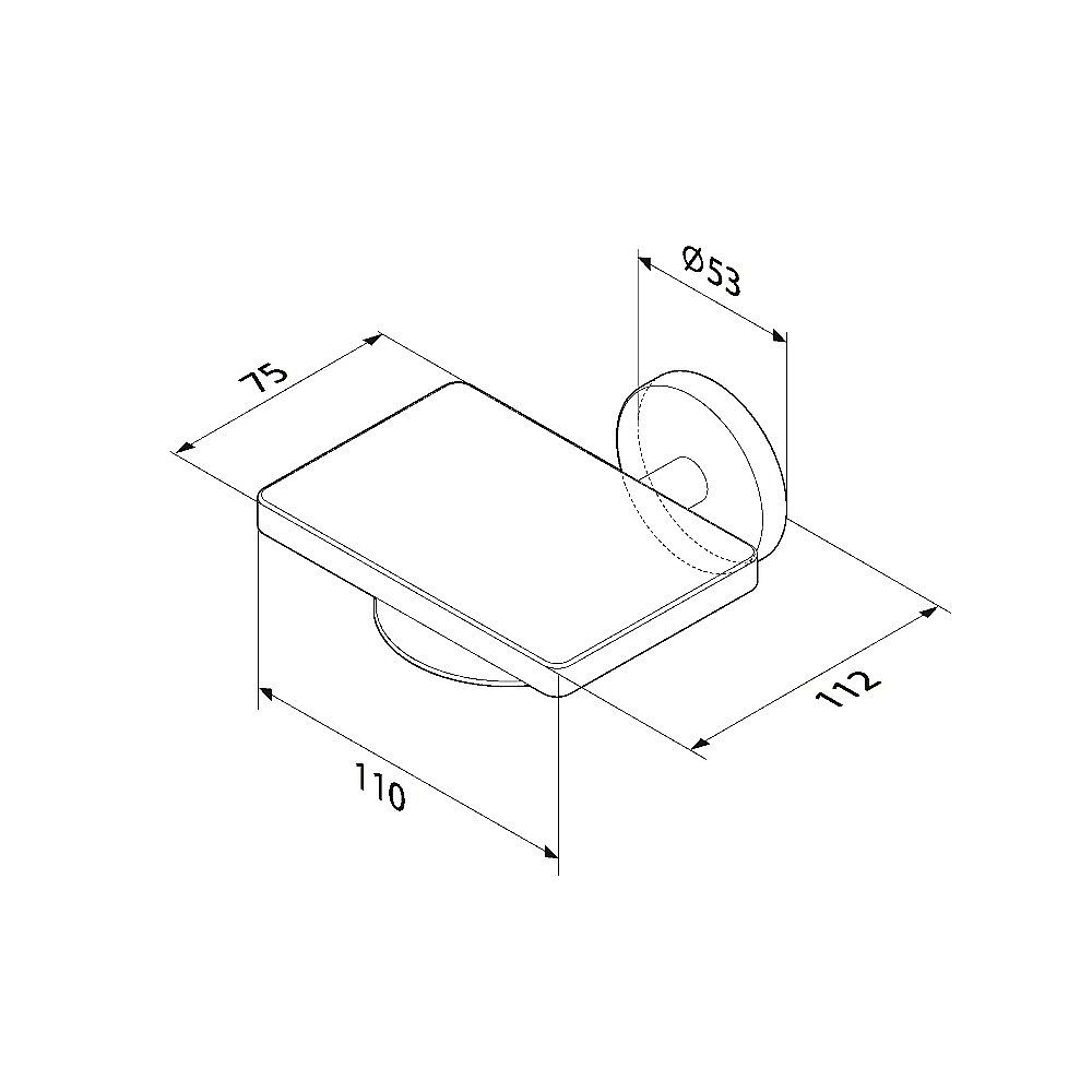 Мыльница AM.PM X-Joy A85A34222 черный матовый купить в интернет-магазине сантехники Sanbest