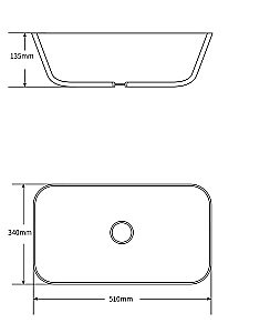 Раковина накладная SantiLine 51 SL-1049 белая купить в интернет-магазине Sanbest