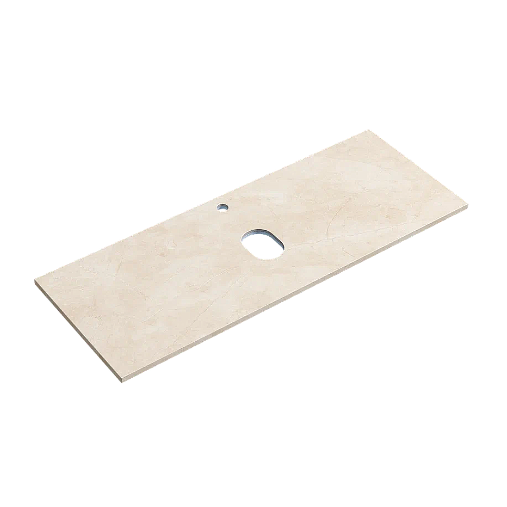 Столешница Sancos 120х46 TT120A2X кремовая матовая для ванной в интернет-магазине сантехники Sanbest