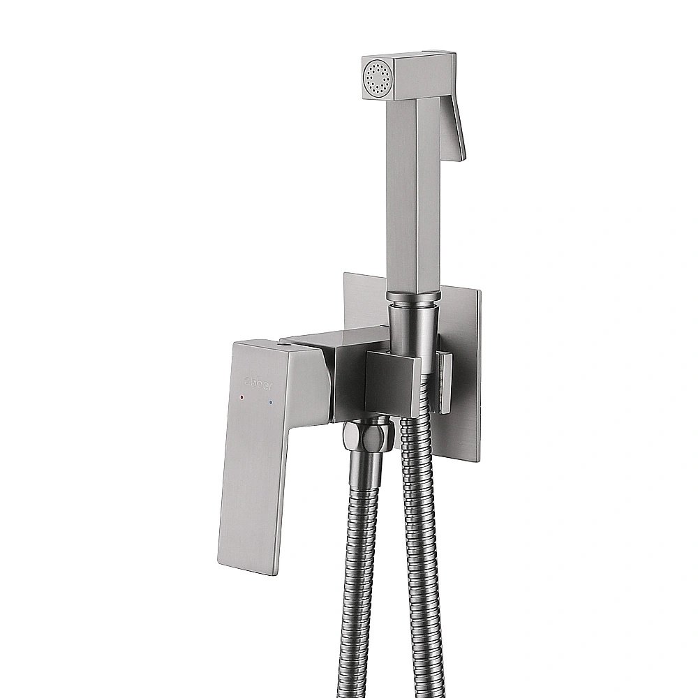 Гигиенический душ ABBER Daheim AF8226SP сатин купить в интернет-магазине сантехники Sanbest