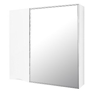 Зеркало со шкафом Loranto Santorini 70 белый купить в интернет-магазине сантехники Sanbest