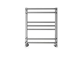 Полотенцесушитель Aquatek Бетта П7 500х600 AQ KRC0760CH хром купить в интернет-магазине сантехники Sanbest