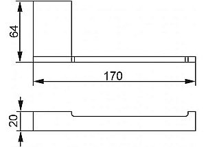 Держатель туалетной бумаги Aquanet 5686-1MB купить в интернет-магазине сантехники Sanbest