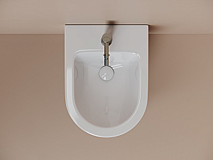 Биде подвесное Ceramica Nova Alba CN11006 белое купить в интернет-магазине Sanbest