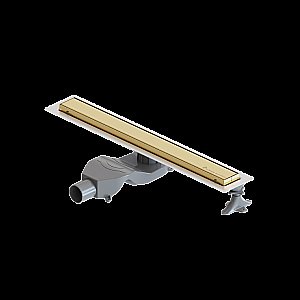 Душевой лоток Boheme Premium Linear 60 золото купить в интернет-магазине Sanbest