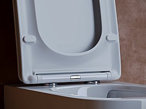 Унитаз подвесной Ceramica Nova NOEL Rimless CN3013 безободковый, с крышкой микролифт купить в интернет-магазине Sanbest