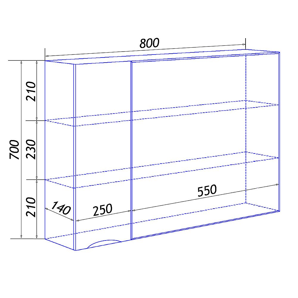 Зеркальный шкаф Loranto Santorini 80 белый глянцевый купить в интернет-магазине сантехники Sanbest