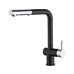 Смеситель для кухни PAINI Cox HD44566CR1KM черный металлик купить в интернет-магазине сантехники Sanbest