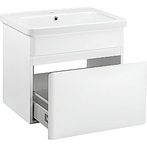 Тумба с раковиной Pestan Prestige 60 PRS600T-CR белая для ванной в интернет-магазине Sanbest