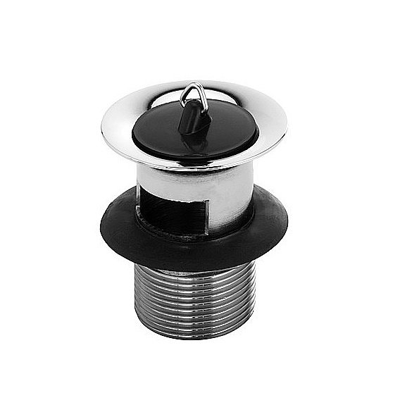 Донный клапан Kludi 1042705-00 черный/хром купить в интернет-магазине сантехники Sanbest