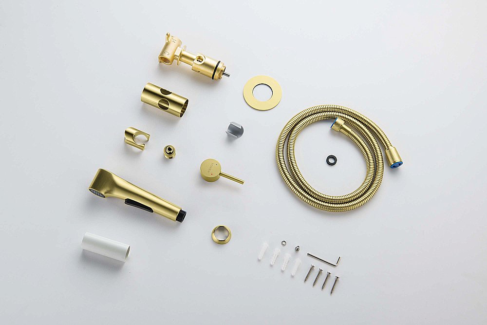 Гигиенический душ Aquatek Европа AQ1020BG золото шлифованное купить в интернет-магазине сантехники Sanbest