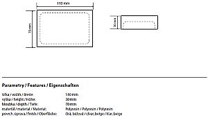 Мыльница Bemeta Vista 120108196-101 бежевая купить в интернет-магазине сантехники Sanbest