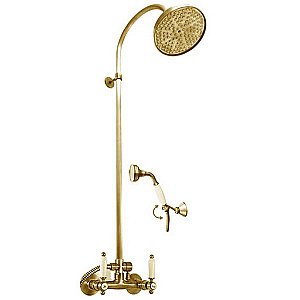 Душевая система Rav-Slezak MORAVA RETRO MK581.5/3Z золото купить в интернет-магазине сантехники Sanbest
