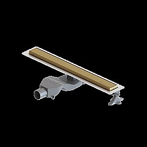 Душевой лоток Boheme Premium Linear 80 золото матовое купить в интернет-магазине Sanbest