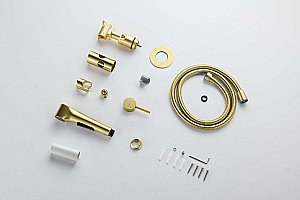 Гигиенический душ Aquatek Европа AQ1020BG золото шлифованное купить в интернет-магазине сантехники Sanbest