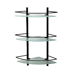 Полка WasserKRAFT Kammel K-3133BLACK черный Soft-touch купить в интернет-магазине сантехники Sanbest