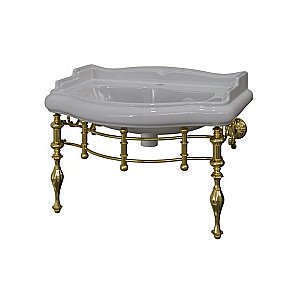 Консоль с раковиной Caprigo Concol  LOW 7060/73 Золото для ванной в интернет-магазине сантехники Sanbest