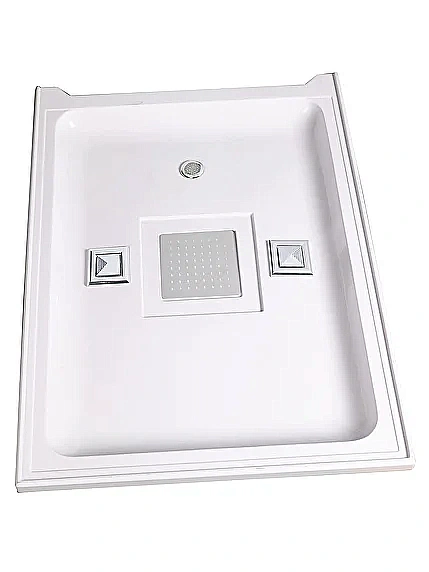 Душевая кабина WeltWasser WW500 LAINE XL 1202 профиль матовый хром/стекло прозрачное купить в интернет-магазине Sanbest