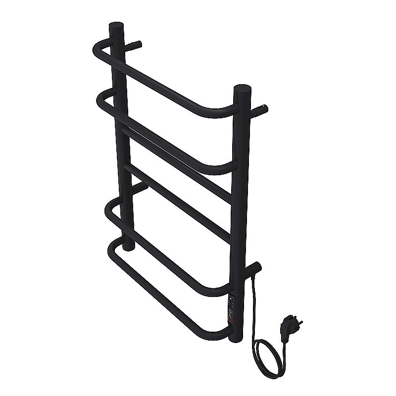 Полотенцесушитель электрический Azario MILAN П6 400х600 AZ90846B черный купить в интернет-магазине сантехники Sanbest