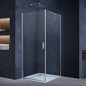 Душевой уголок Vincea Alpha VSR-3ALP9090CL 90х90 стекло прозрачное/профиль хром купить в интернет-магазине Sanbest