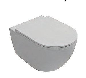 Унитаз подвесной Isvea VEA Rondo 10VA02002SV белый, безободковый купить в интернет-магазине Sanbest