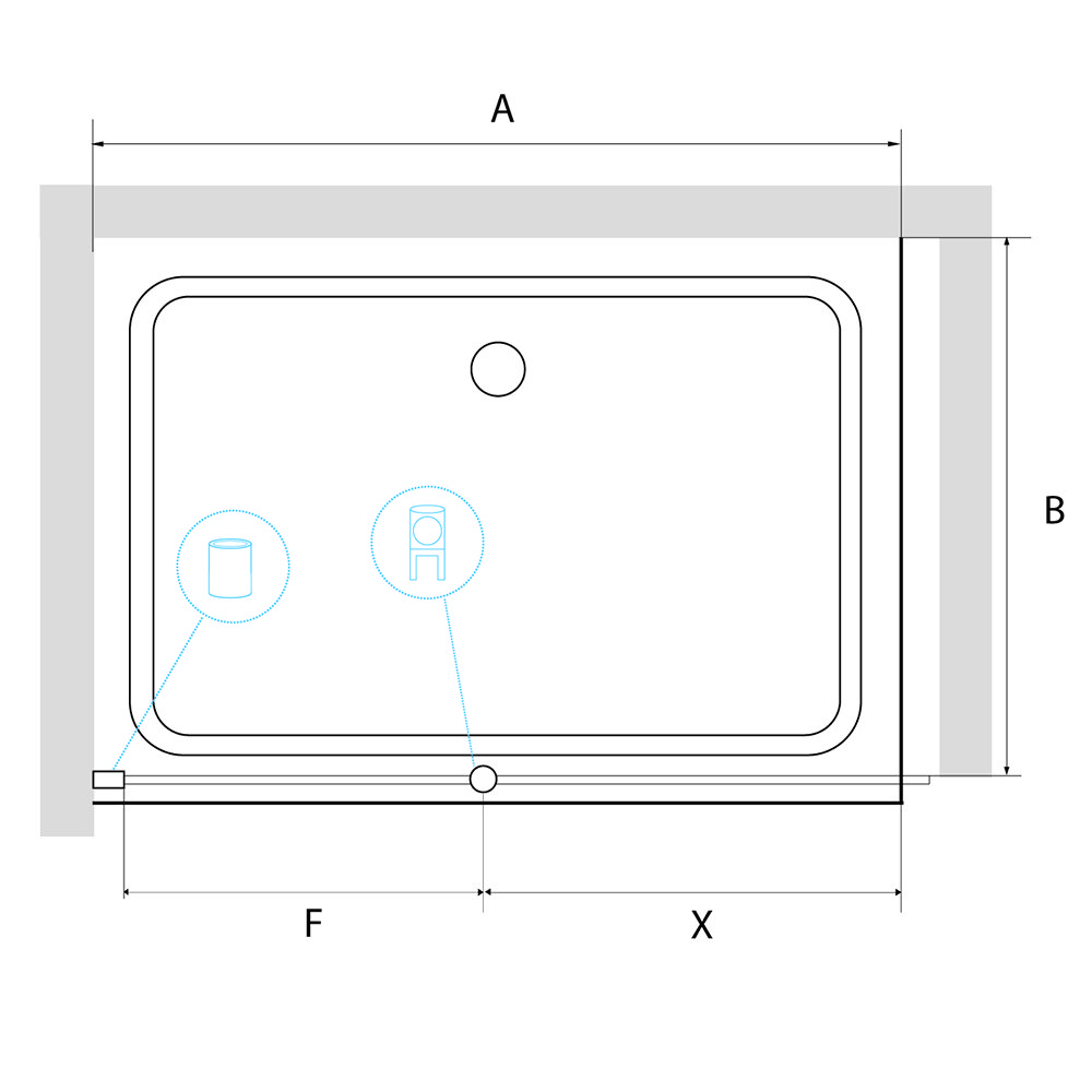 Душевая система RGW Shower Panels SP-6143-01 50140801-01 хром купить в интернет-магазине сантехники Sanbest