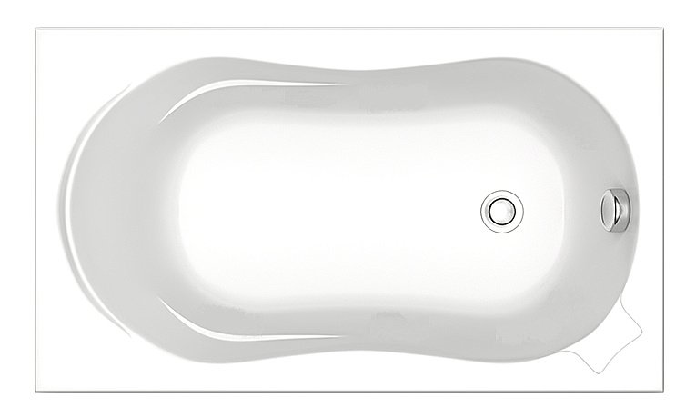 Ванна акриловая BAS Кэмерон 120x70 купить в интернет-магазине Sanbest