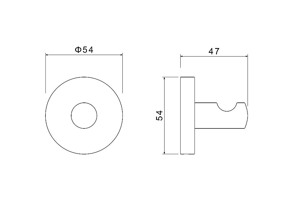 Крючок Aquatek Оберон AQ4201BG золото шлифованное купить в интернет-магазине сантехники Sanbest