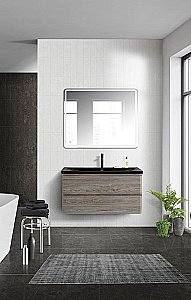 Тумба с раковиной BelBagno ALBANO 100 подвесная Pino Scania для ванной в интернет-магазине Sanbest