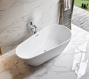 Ванна акриловая CeruttiSpa MIMI 10503 170x80 белая купить в интернет-магазине Sanbest