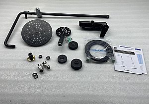 Душевая система Aquatek БЕТТА AQ2140MB черная матовая купить в интернет-магазине сантехники Sanbest