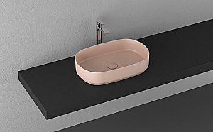 Раковина ISVEA Infinity 55 10NF65055SV-2S лососевый матовый купить в интернет-магазине Sanbest