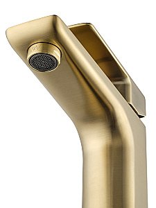 Смеситель для раковины WONZON & WOGHAND EDGE, Брашированное золото (WW-88139003-BG) купить в интернет-магазине сантехники Sanbest